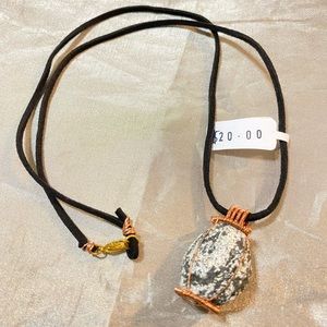 Jurassic stone, hand made jewelry necklace